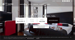 Desktop Screenshot of hotelquatropuertadelsol.com