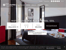 Tablet Screenshot of hotelquatropuertadelsol.com